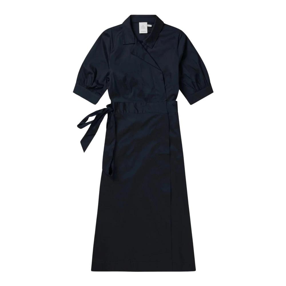 Classic Wrap Dress in Navy