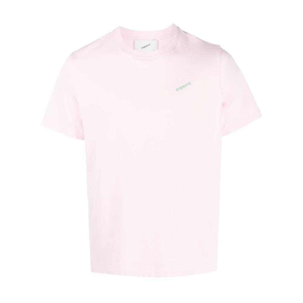 Pink Jersey Crew Neck Logo T-shirt