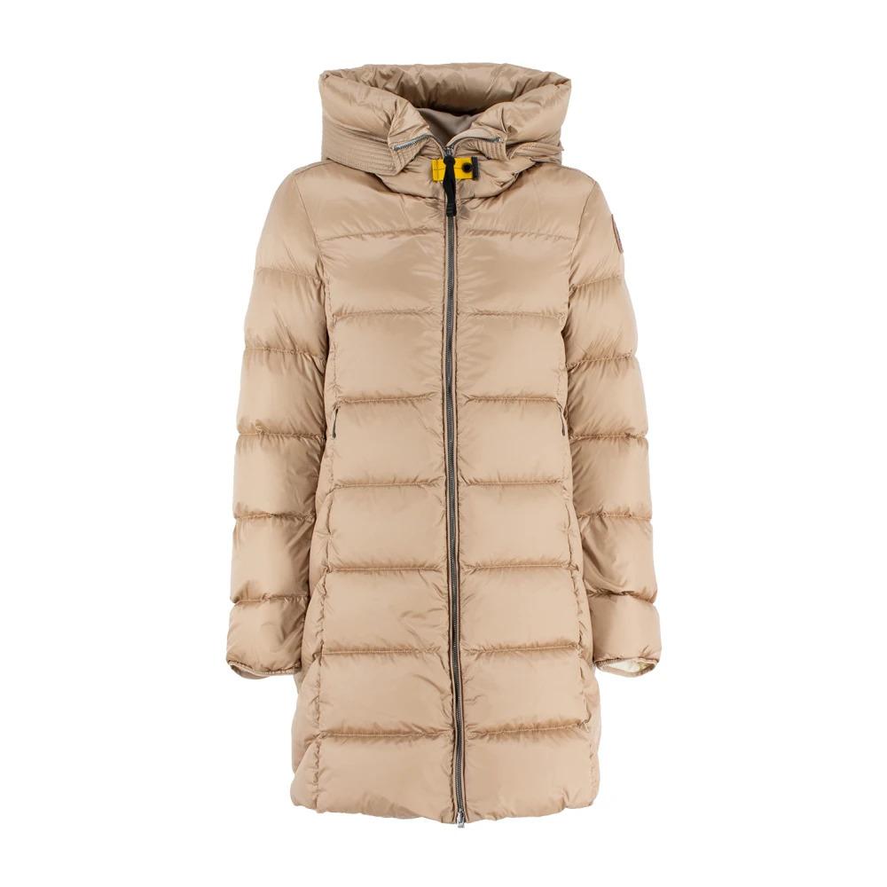 Quilted Down Jacket with Hood