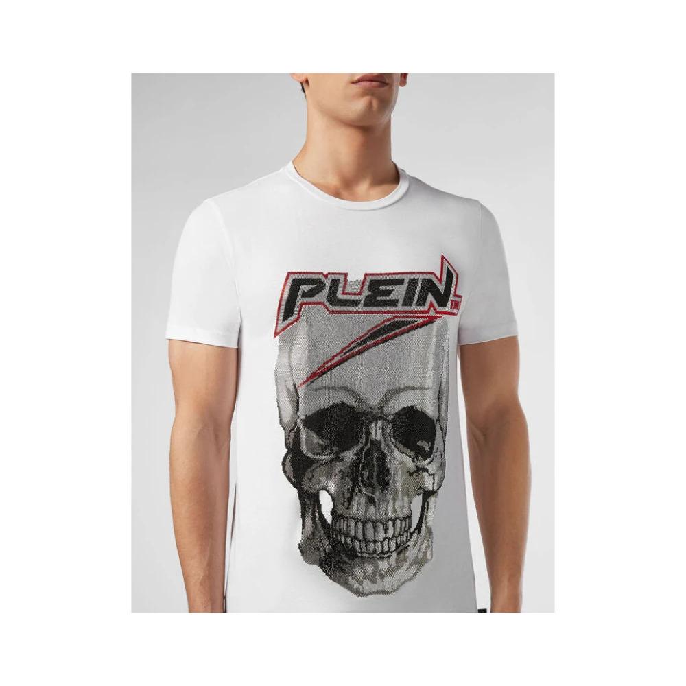 Platinum Cut White Round Neck T-shirt