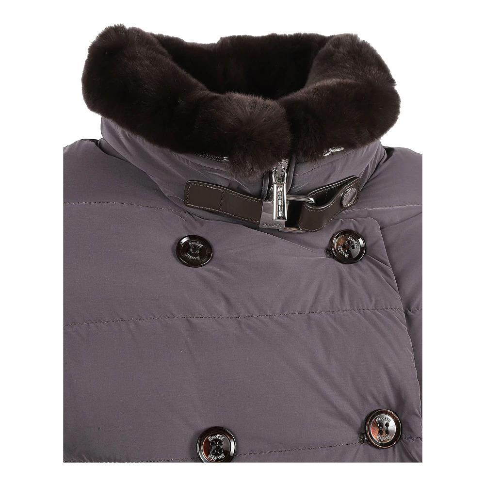 Brown Goose Down Padded Coat