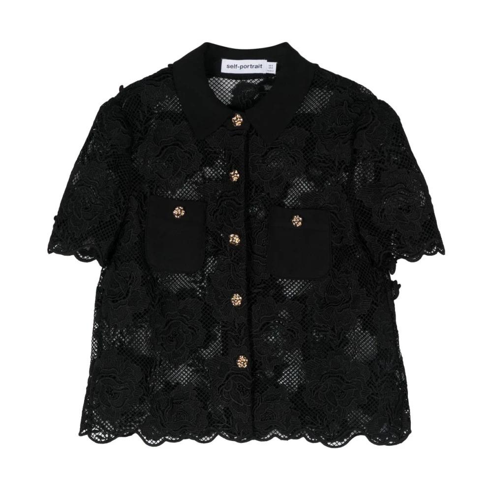 Black Snap Popper Closure Shirt