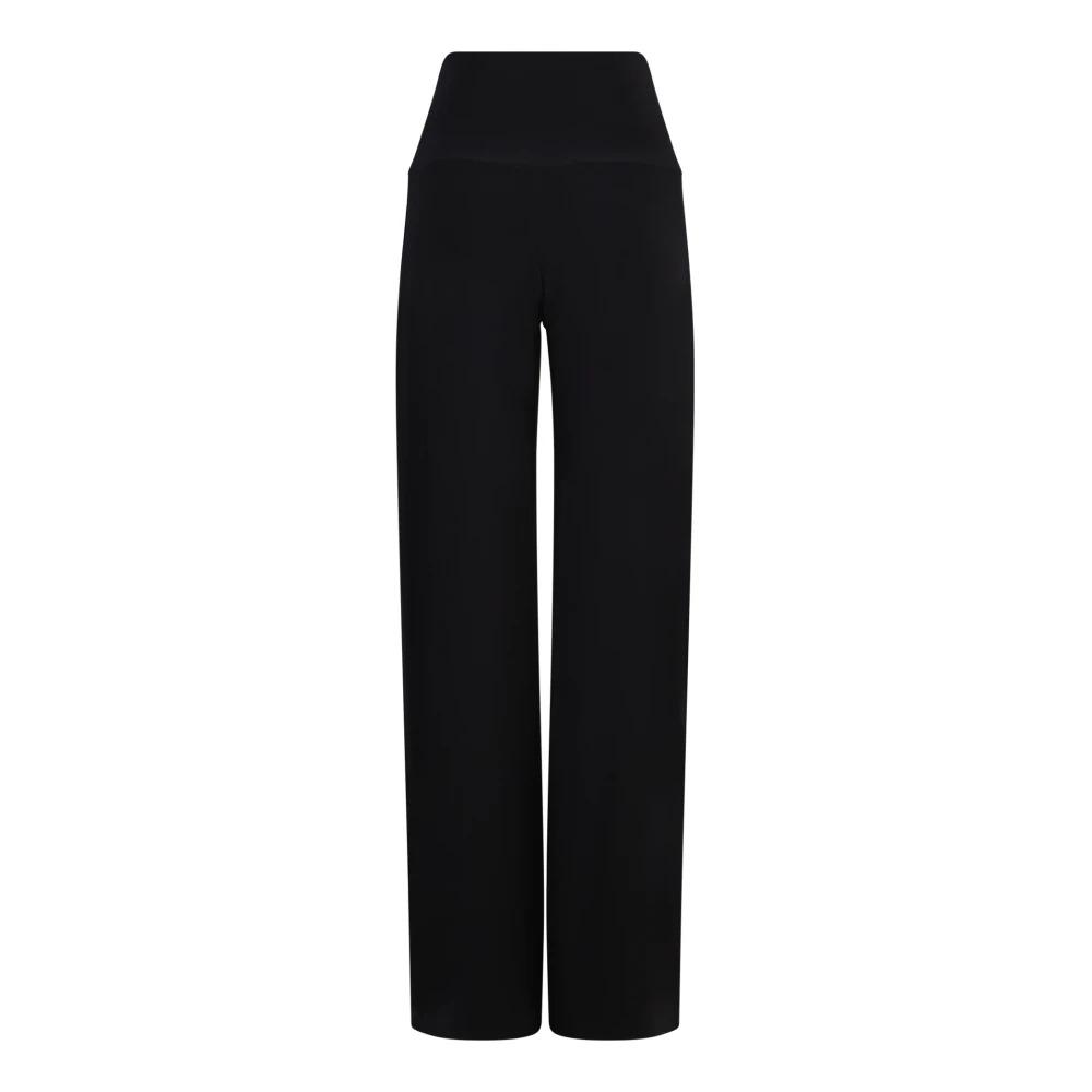 Black Wide Leg Trousers for Women