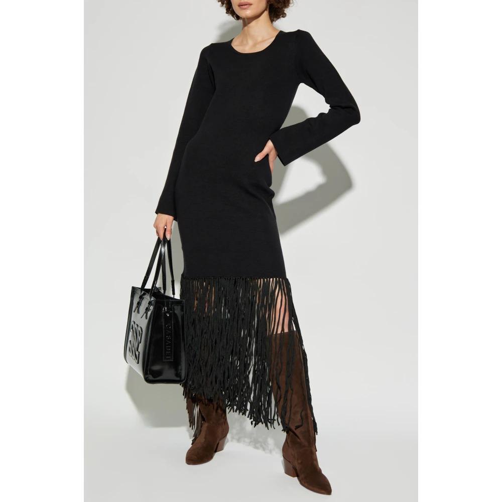 Dress with fringes