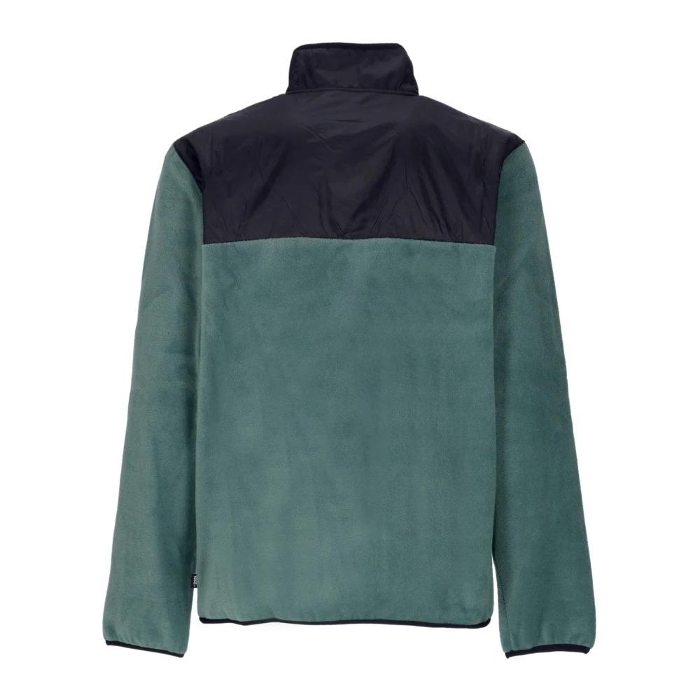 Duck Green/Black Fleece Anorak Jacket