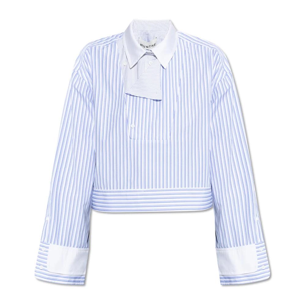 Shirt with stripe pattern