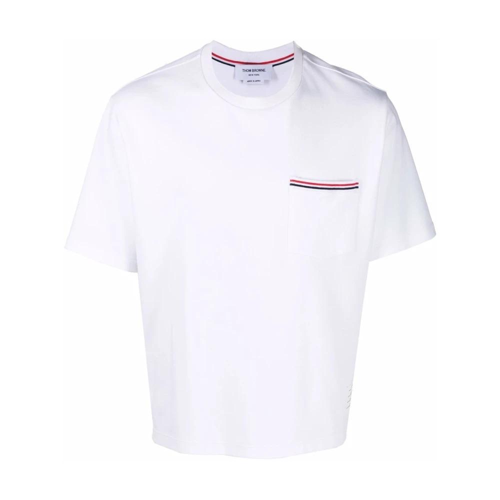 White Oversized Pocket Tee T-shirts Polos