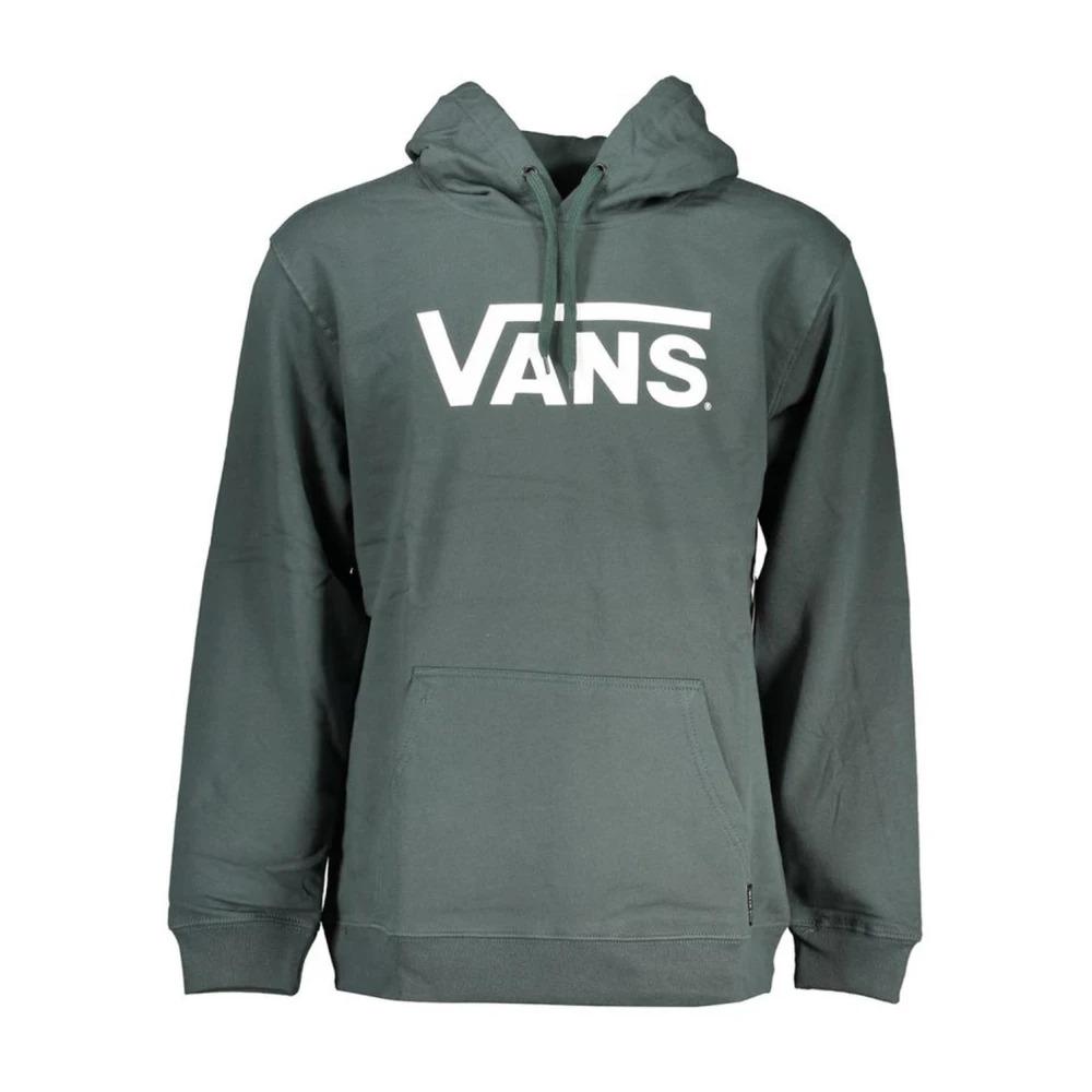 Hooded Cotton Sweatshirt with Logo Print