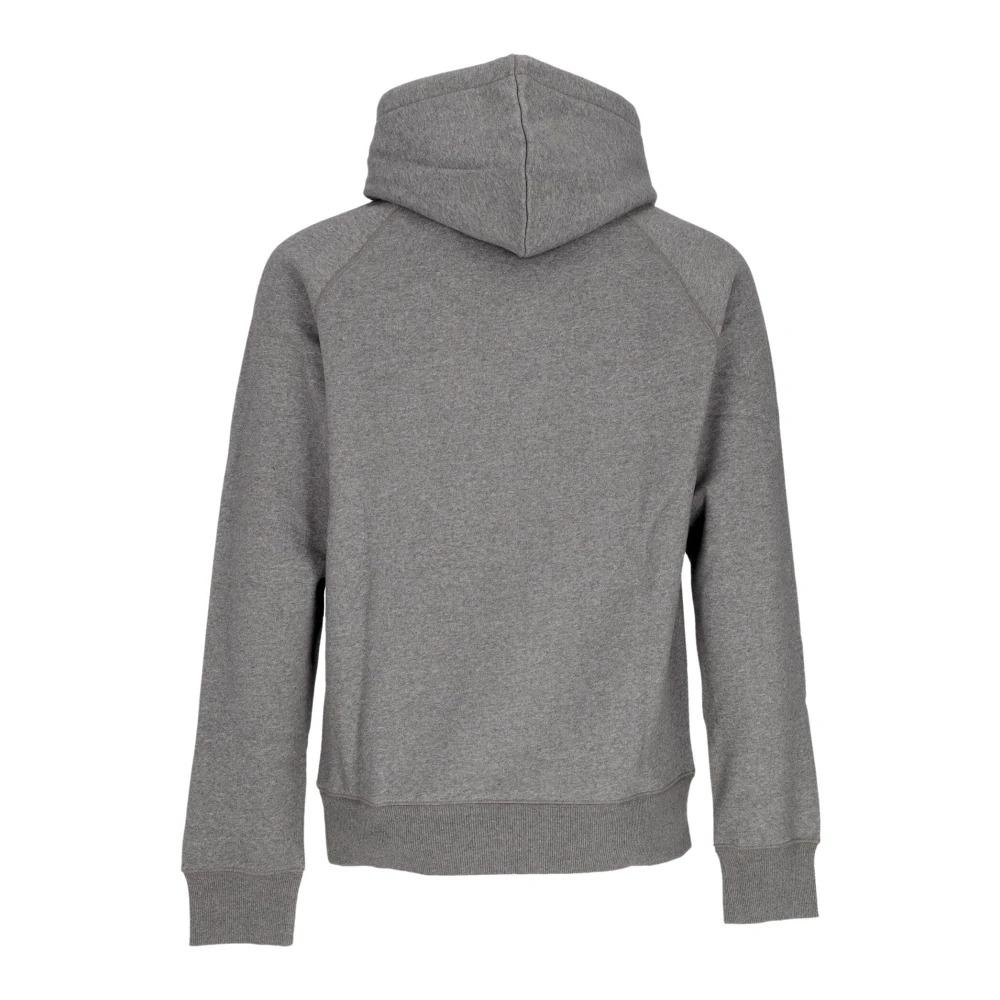 Dark Gray Hoodie with Gold Accents