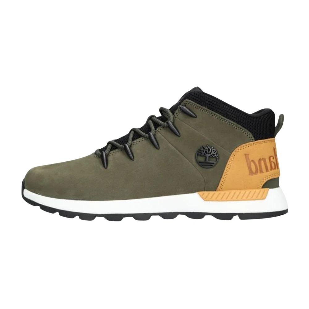 Green Sprint Trekker Mid Lace Sneaker