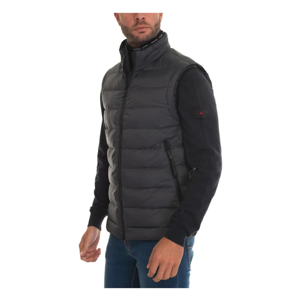 Quilted Gilet with Logo and Drawstring Waist