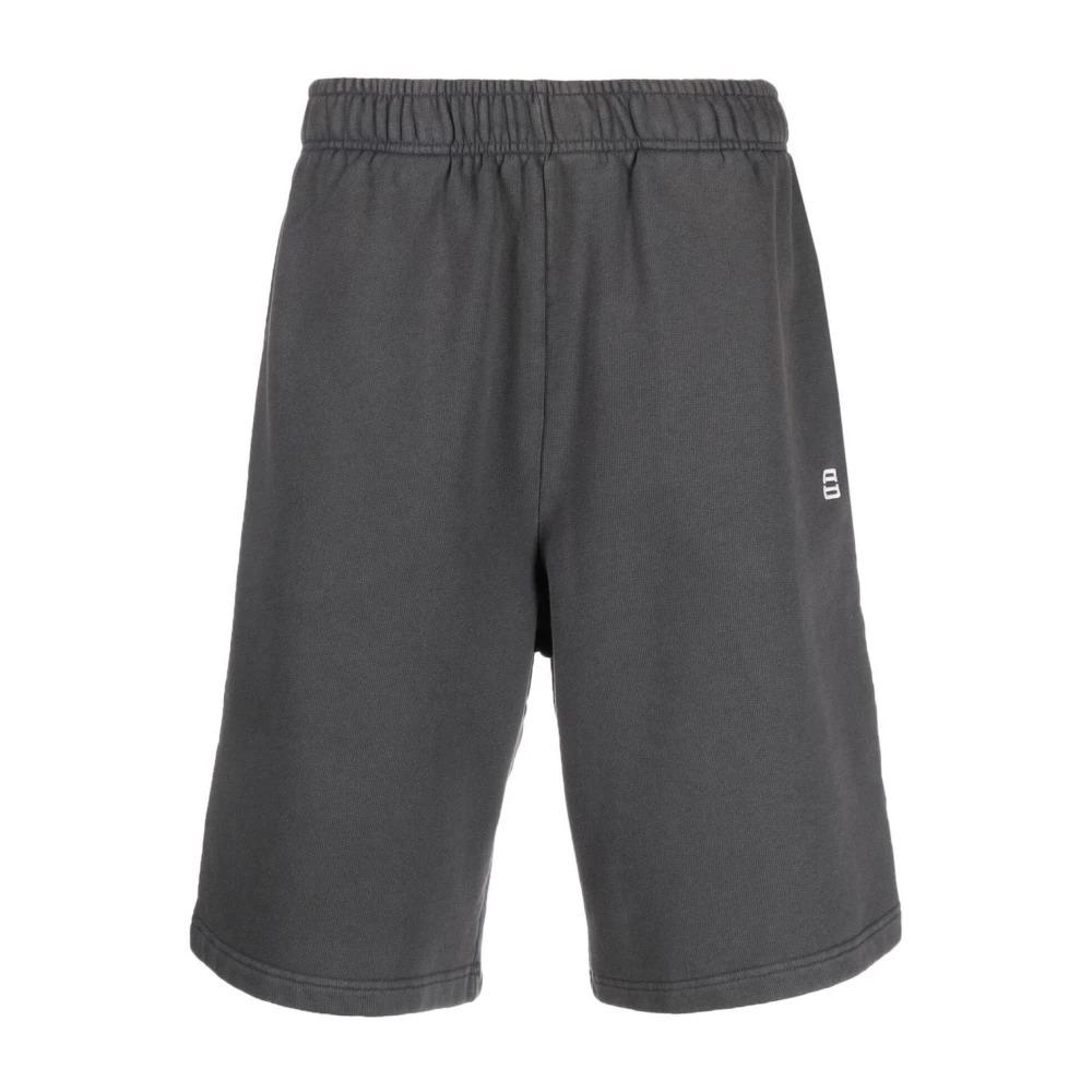 Logo-Print Elasticated Track Shorts