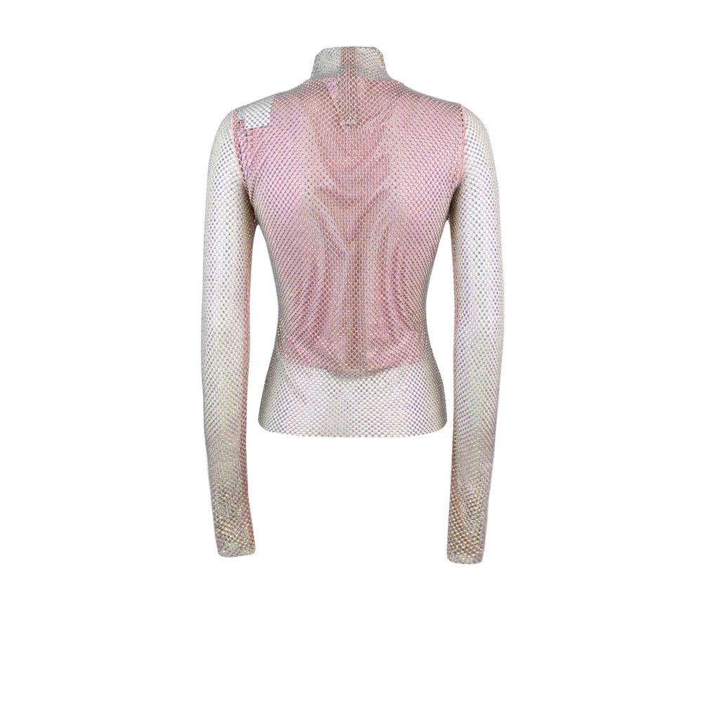 Pink Knit T-shirt and Jersey Top Set