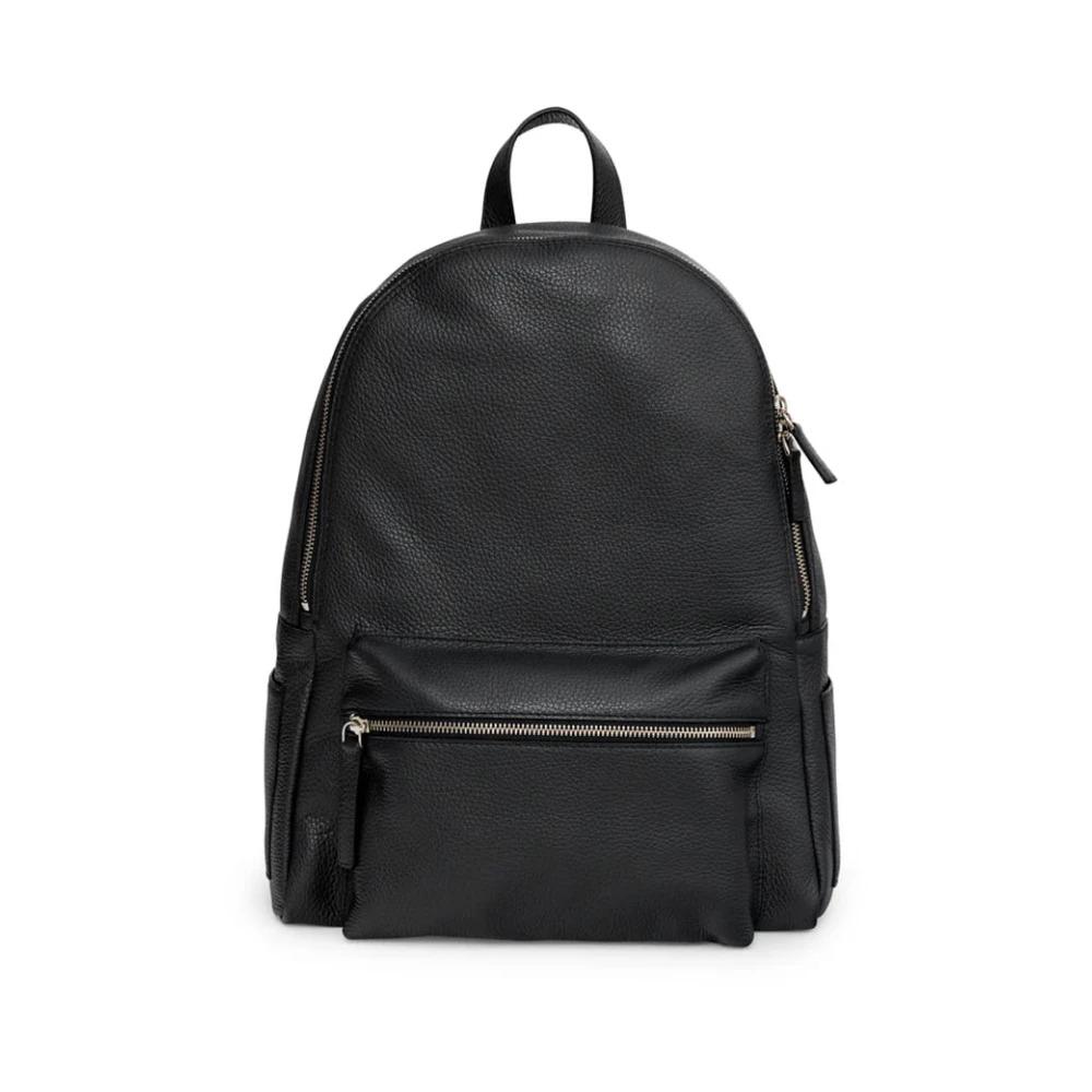 Black Leather Backpack Stylish & Practical