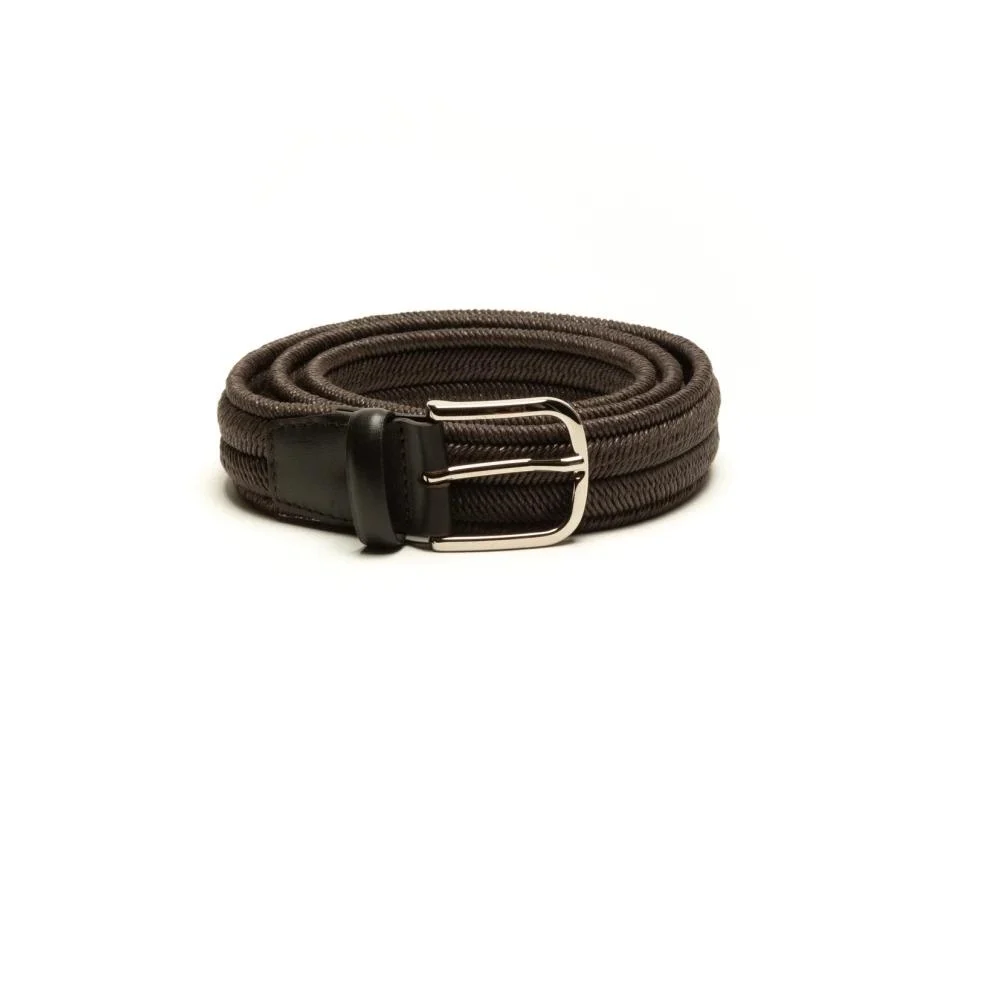 Cotton Weave Elasticated Suede Belt