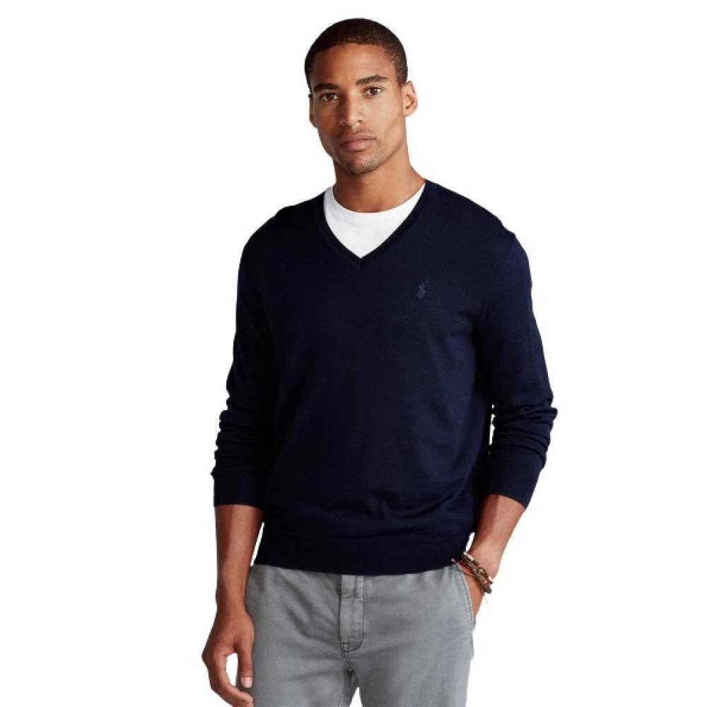 Slim Fit Merino Wool V-Neck Sweater