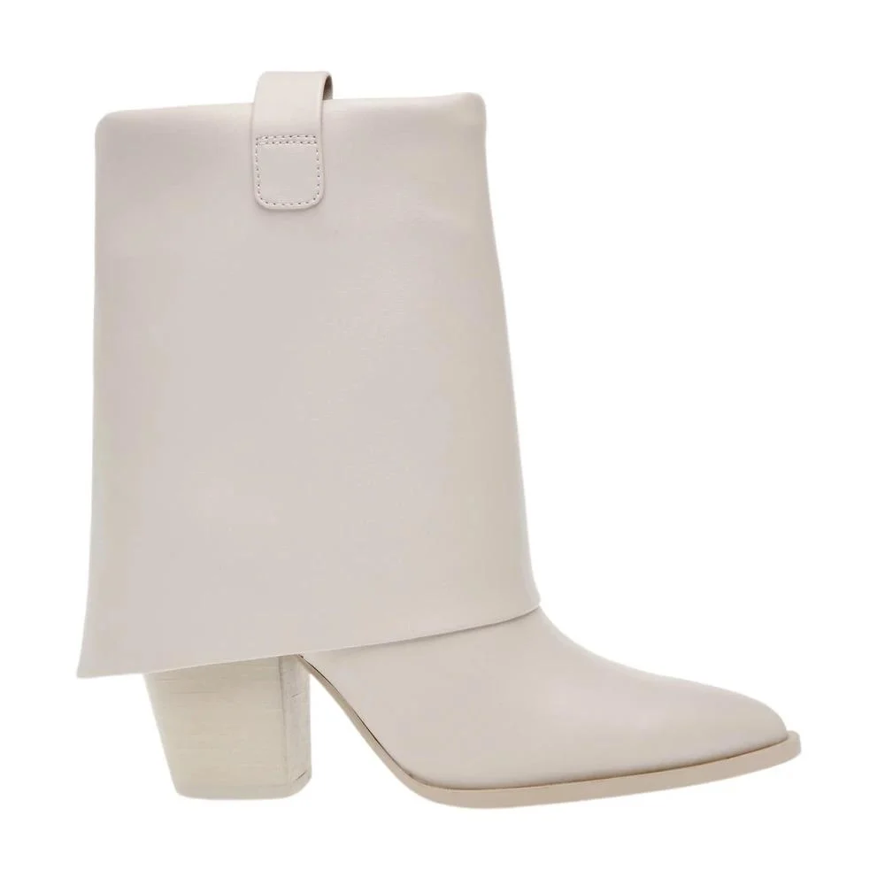 Lark Ivory Western Style Ankle Boot