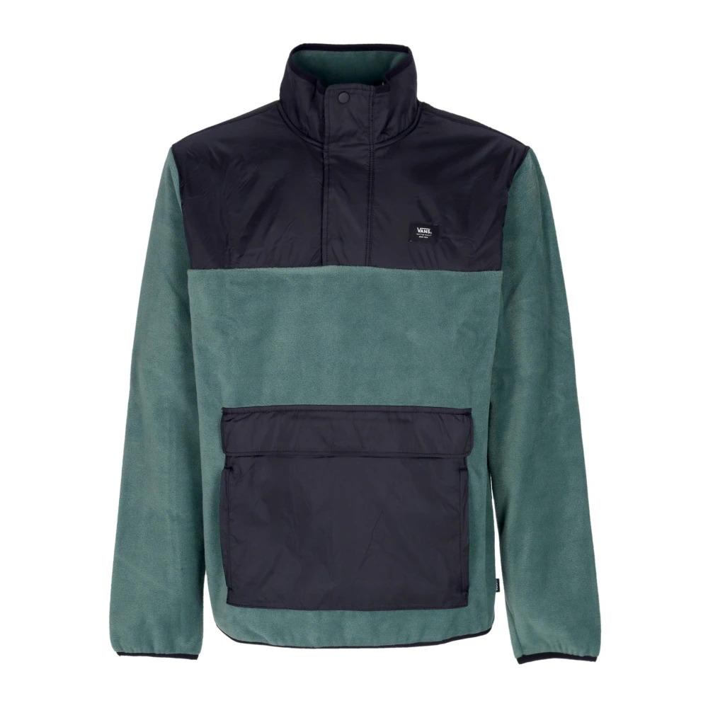 Duck Green/Black Fleece Anorak Jacket