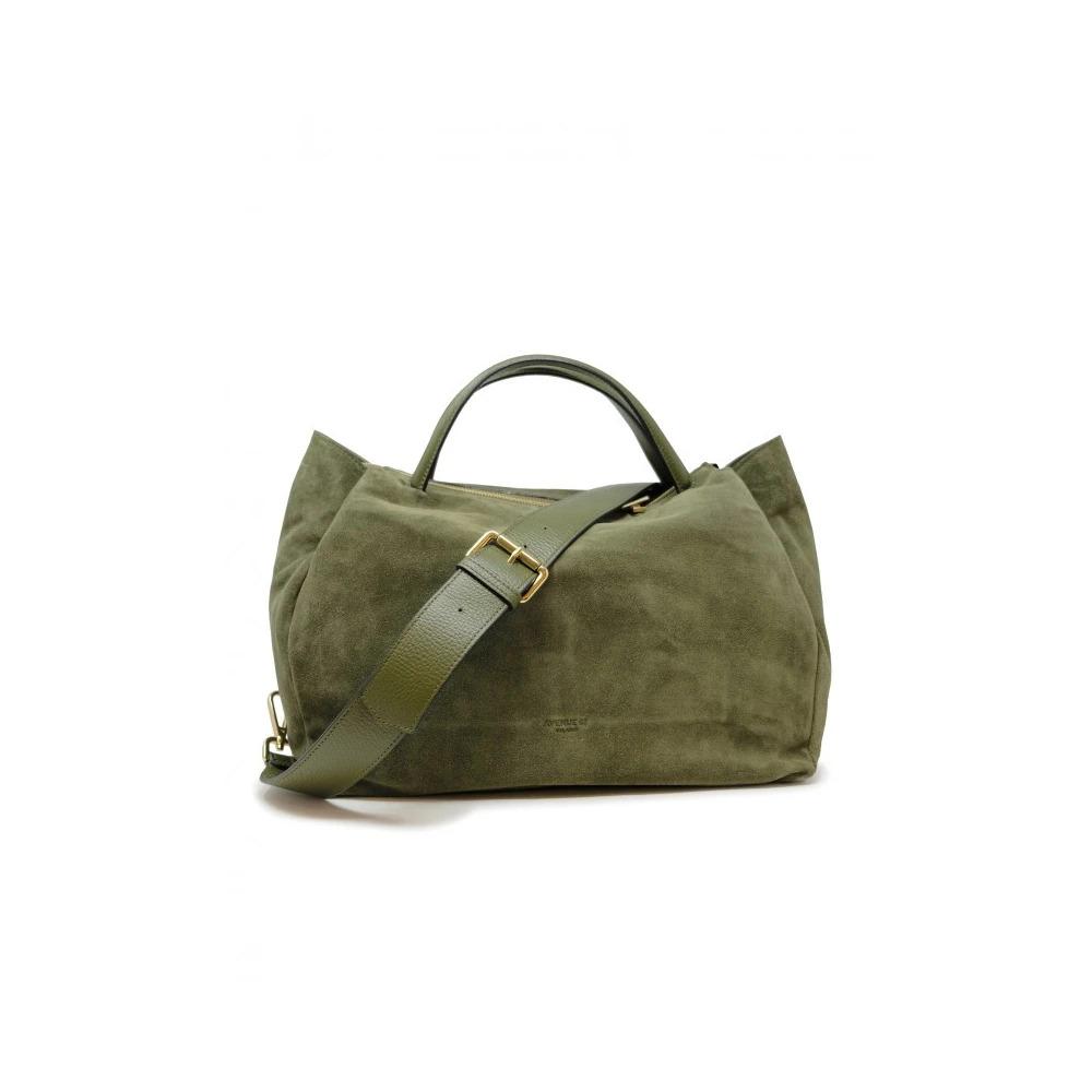 Green Leather Shoulder Bag FW24