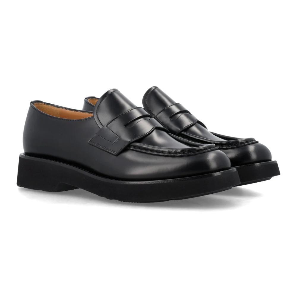 Black Closed Shoes - Lynton W L Loafers