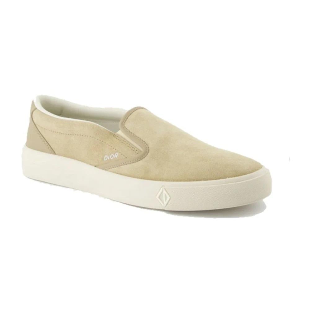 Luxury Leather Slip-On Sneakers