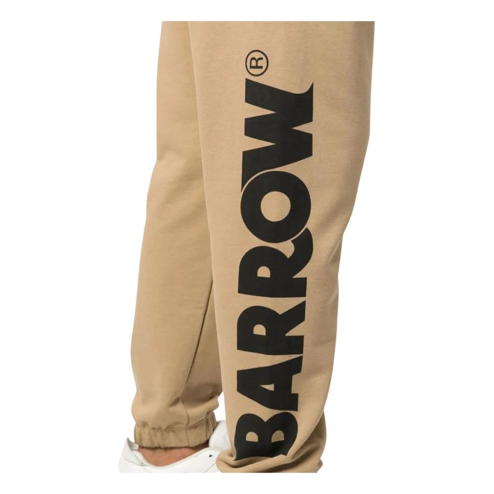 Cotton Sweatpants with Logo Print and Reflective Tag