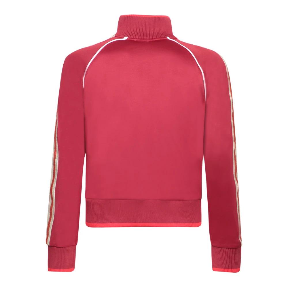 Red Zip Jacket, Sporty-Chic Style