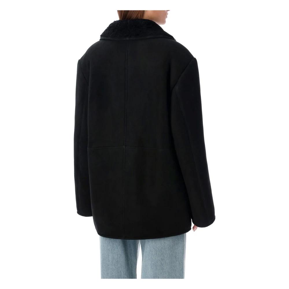 Shearling Coat Black AW24