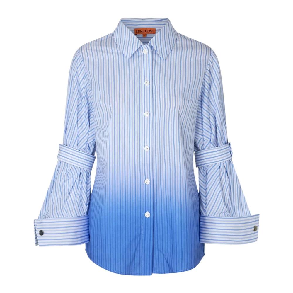 Flared Sleeve Button-Up Shirt