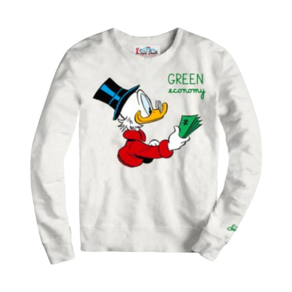 Graphic Sweatshirt Slim Fit Green