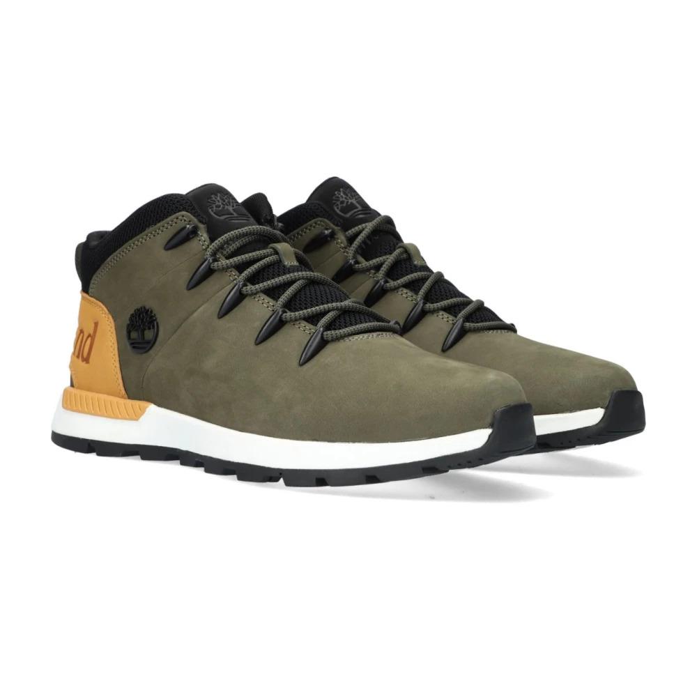 Green Sprint Trekker Mid Lace Sneaker