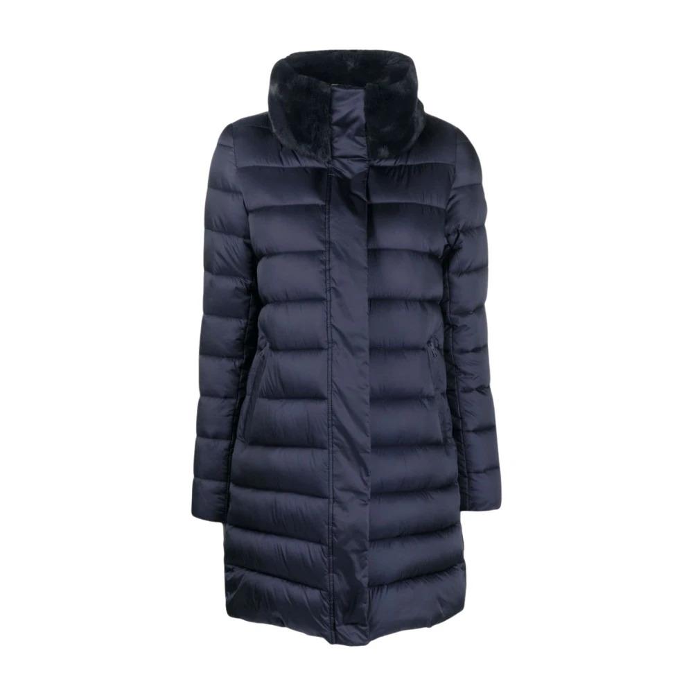 Dalea Padded Coat - Navy Blue