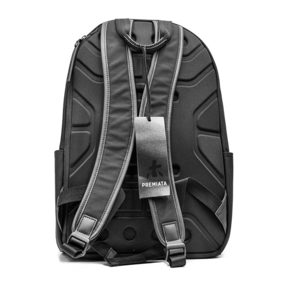 Cordura Black Backpack with Zip Closure