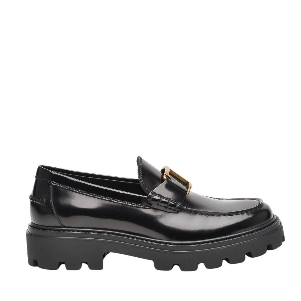 Black Leather Loafer