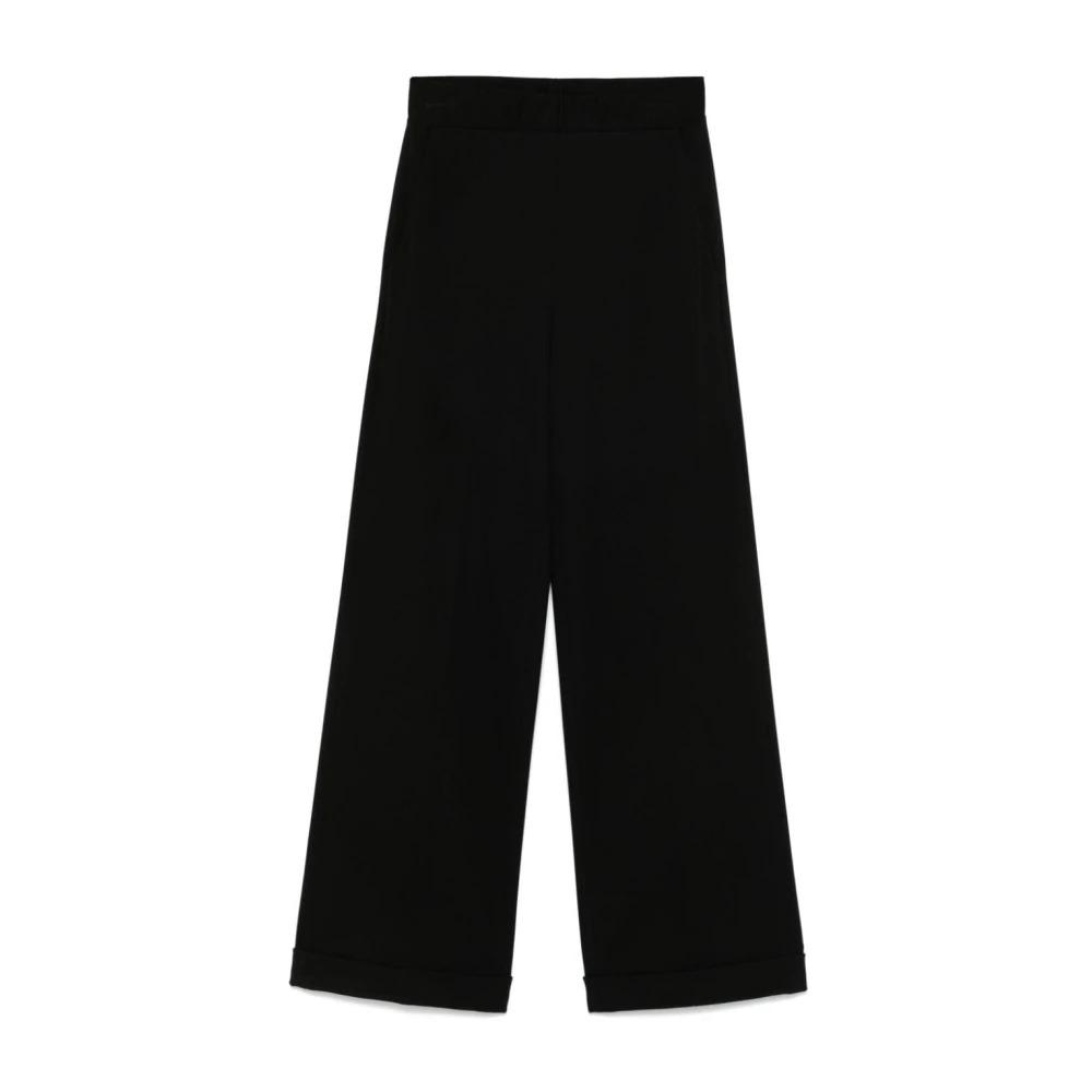 Black Straight Leg Trousers