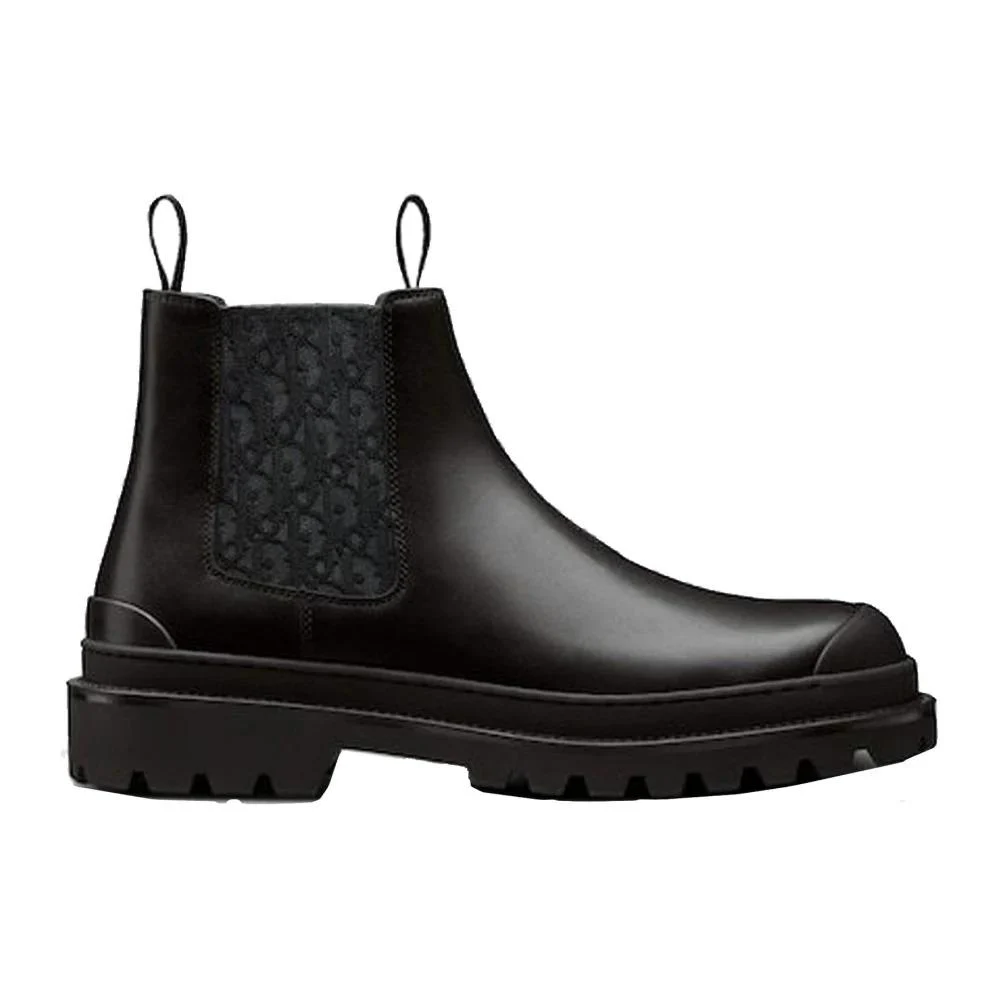 Dior Leather Chelsea Boots