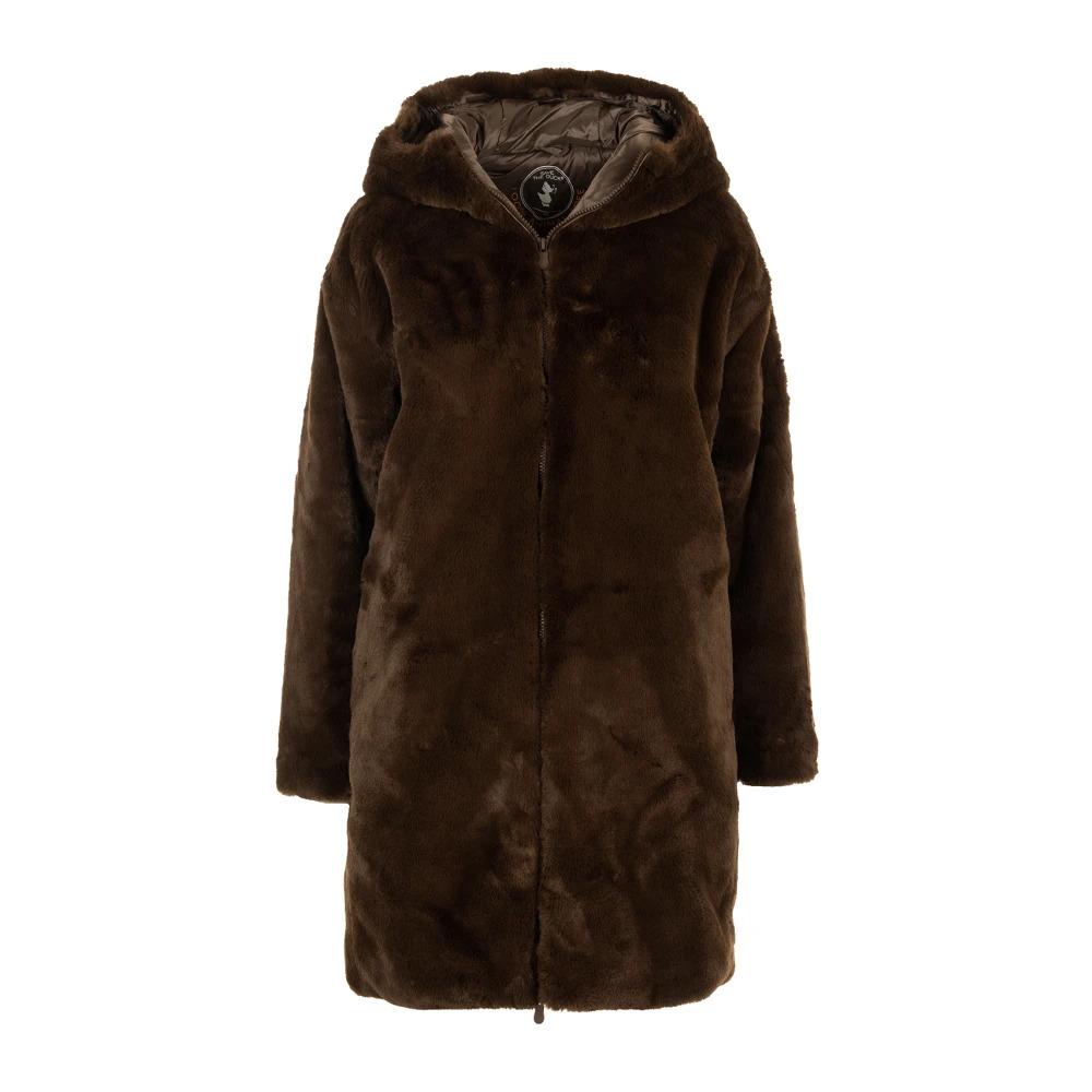 Brown Hooded Yelena Coat