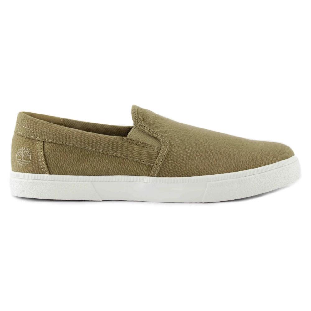 Canvas Slip-On Shoes Beige