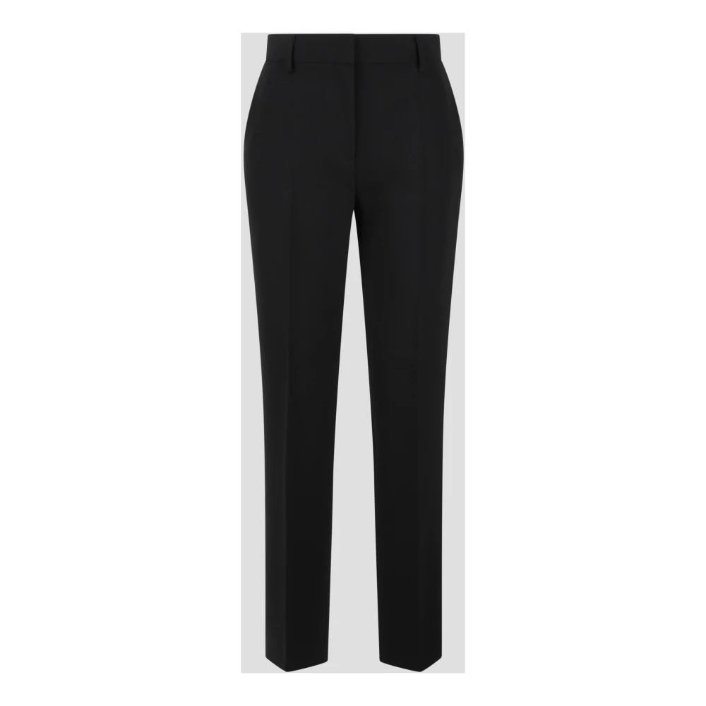 Slim Fit Wool Canvas Trousers