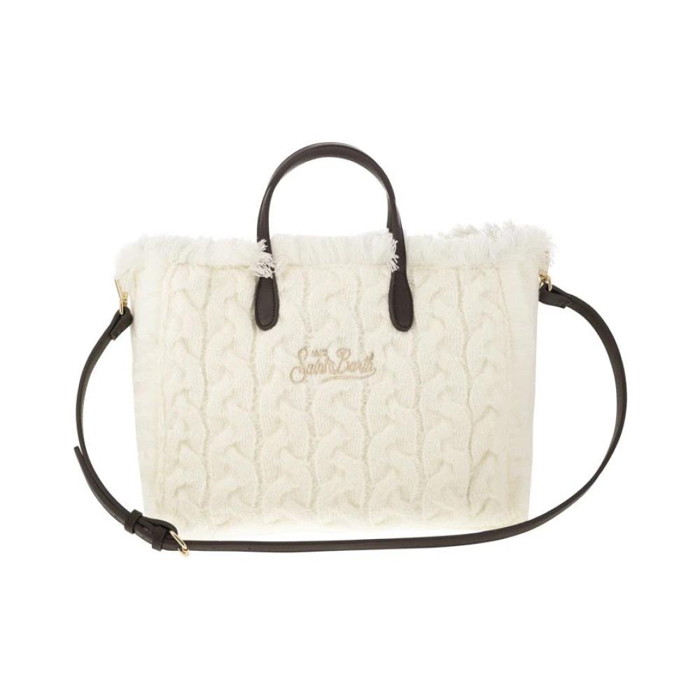 Wool-effect handbag