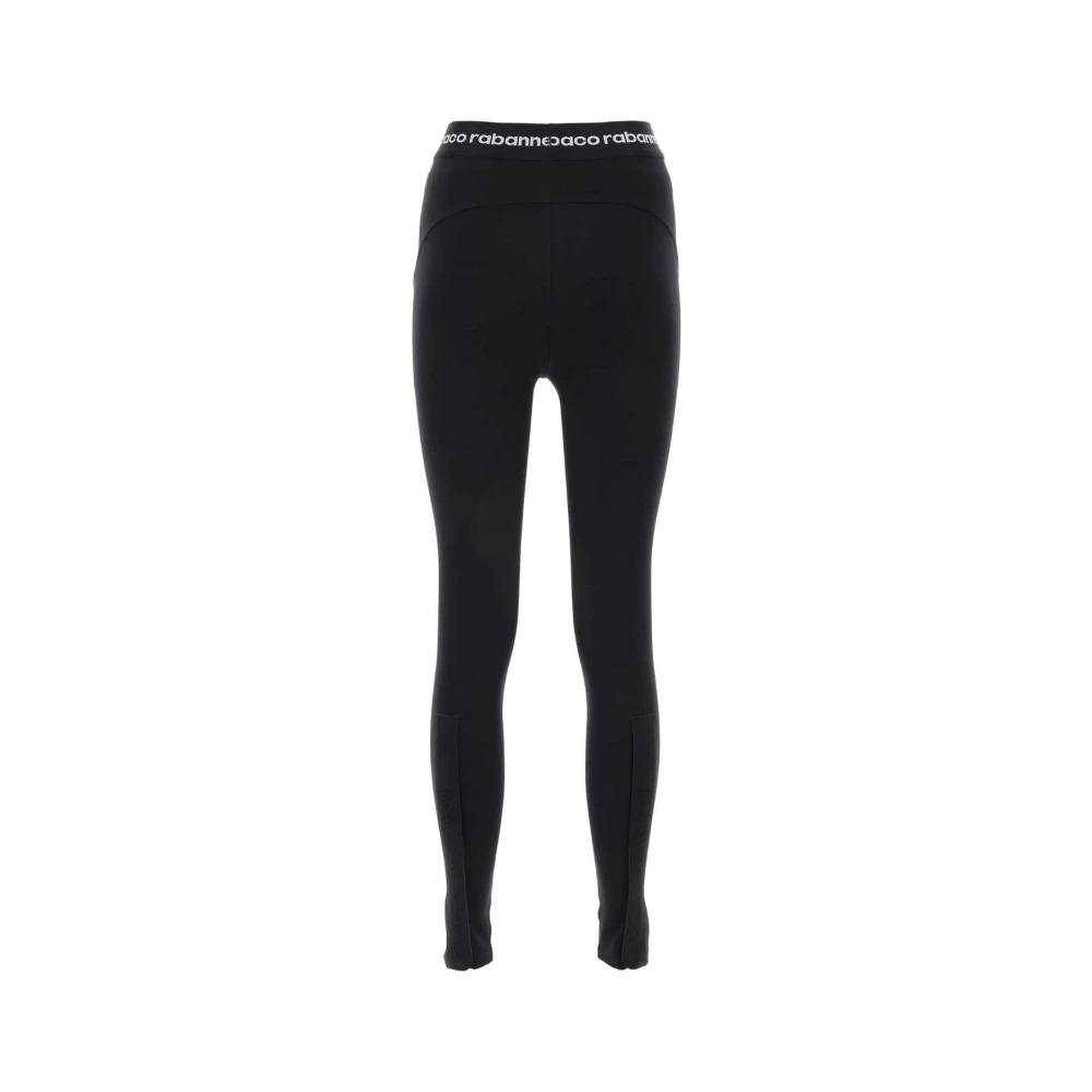 Elegant Black Stretch Leggings