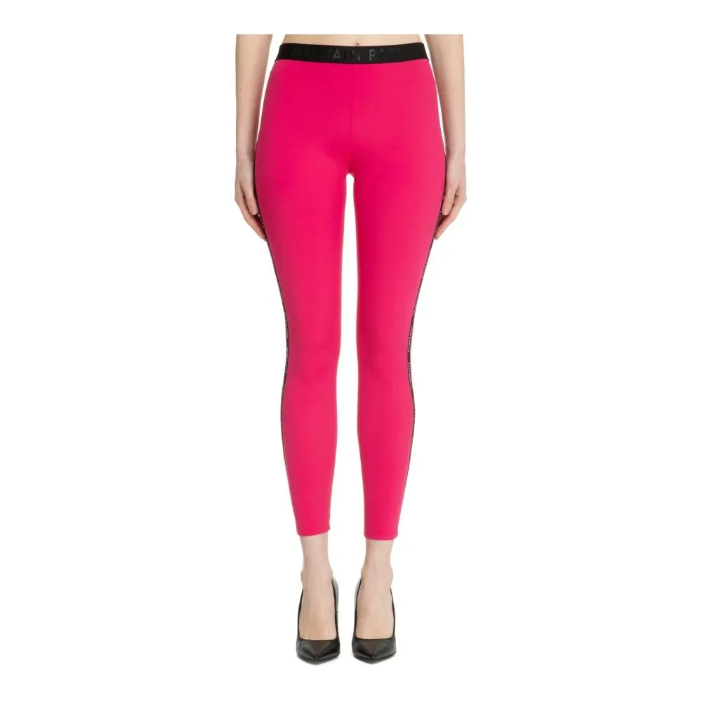 Plain Logo Leggings Elasticised Waist