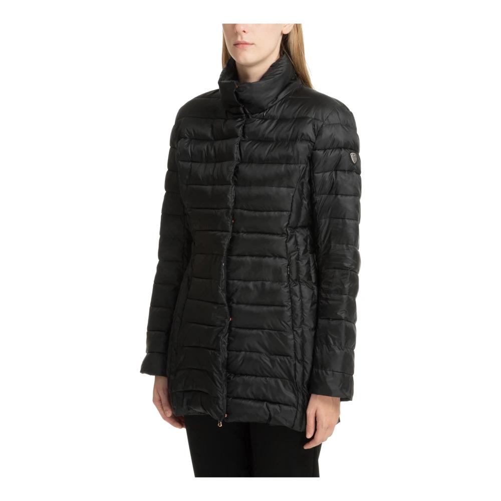 Warm Down Jacket Snap-Buttons Zip