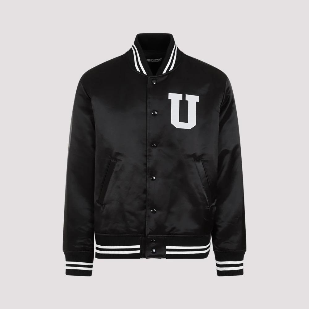 Black Cotton Bomber Jacket AW23