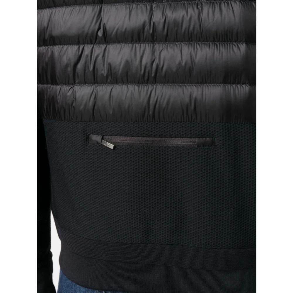 Black Hooded Padded Jacket