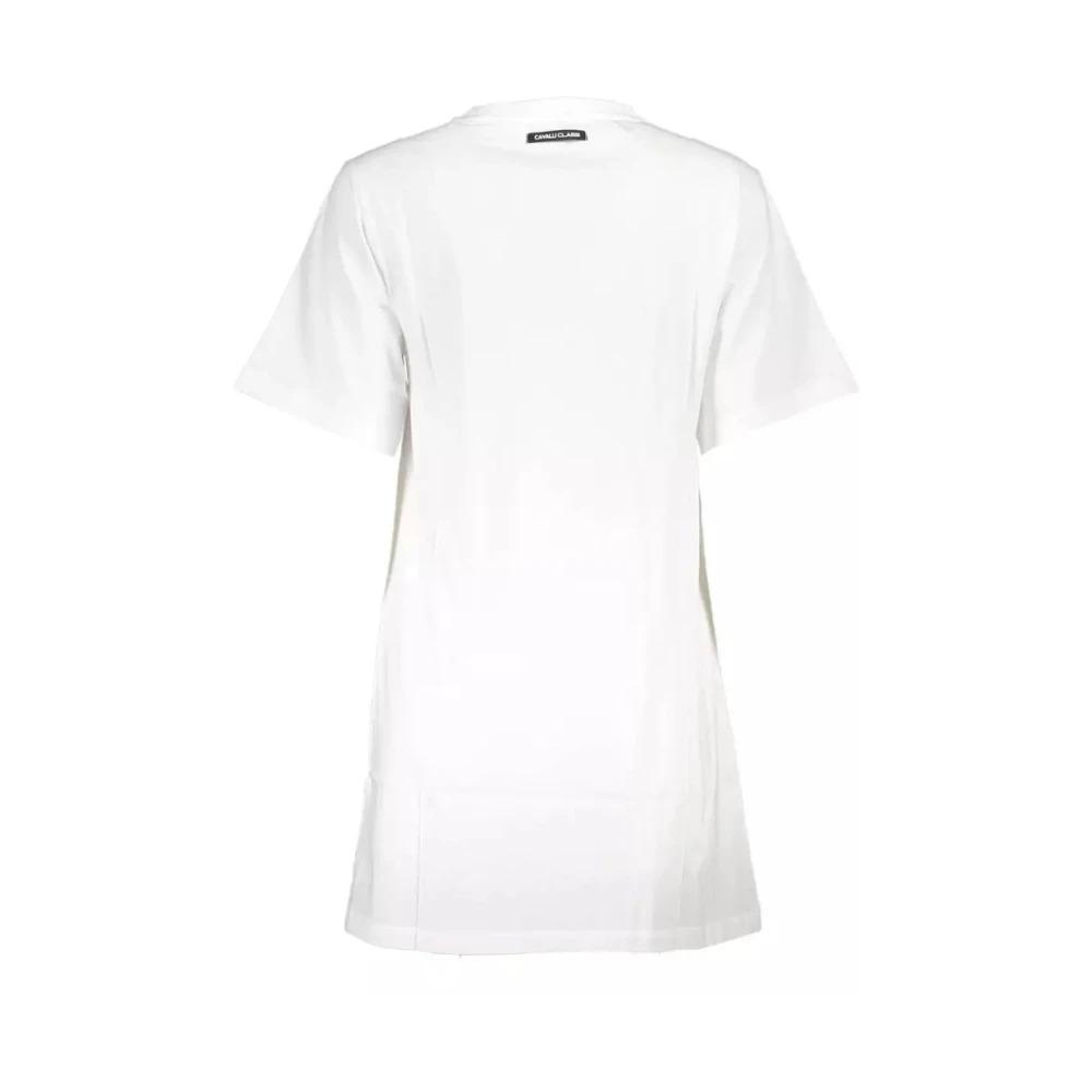 Short Sleeve White Cotton Dress