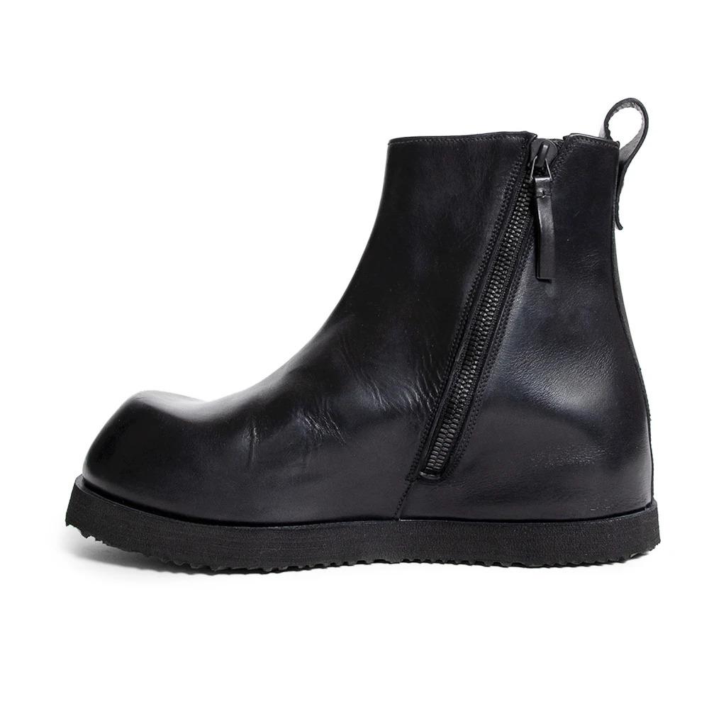 Black Elba Boots with Side Zip