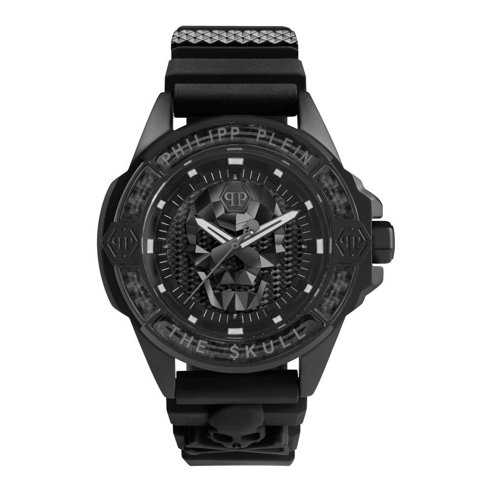 Carbon Fiber Skull Watch