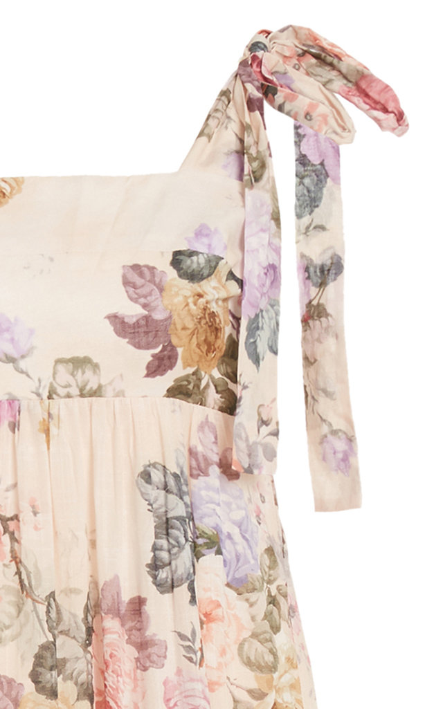 Brighton Floral Cotton Midi Dress