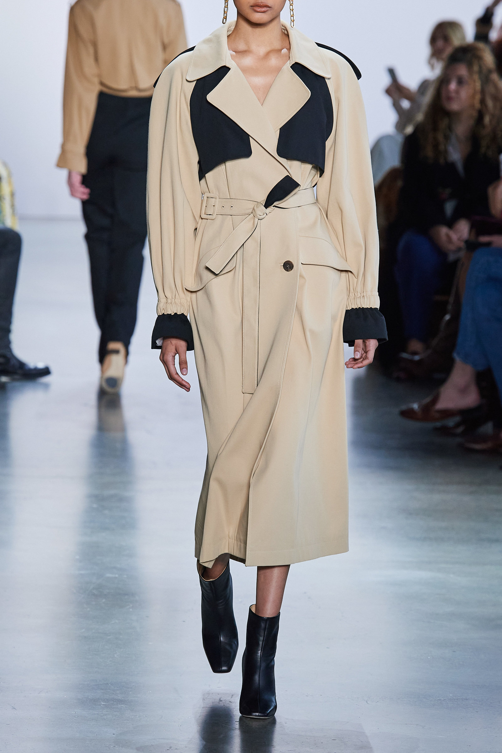 Paige Belted Cotton Trench Coat